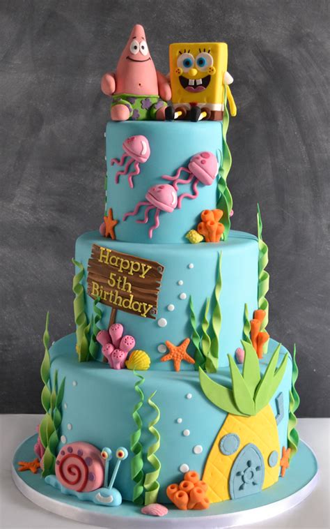 spongebob squarepants birthday cake